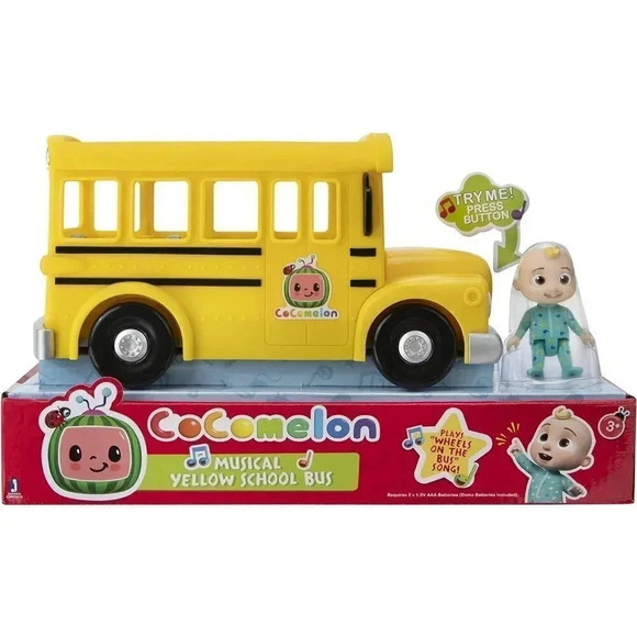 CoComelon Musical Yellow School Bus JJ Figure Character Toys  Babies Toddlers - Picture 2 of 12